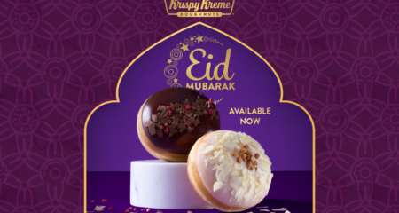 Celebrate Eid with 2 new delicious flavours available in all Krispy Kreme shops 2nd-10th April